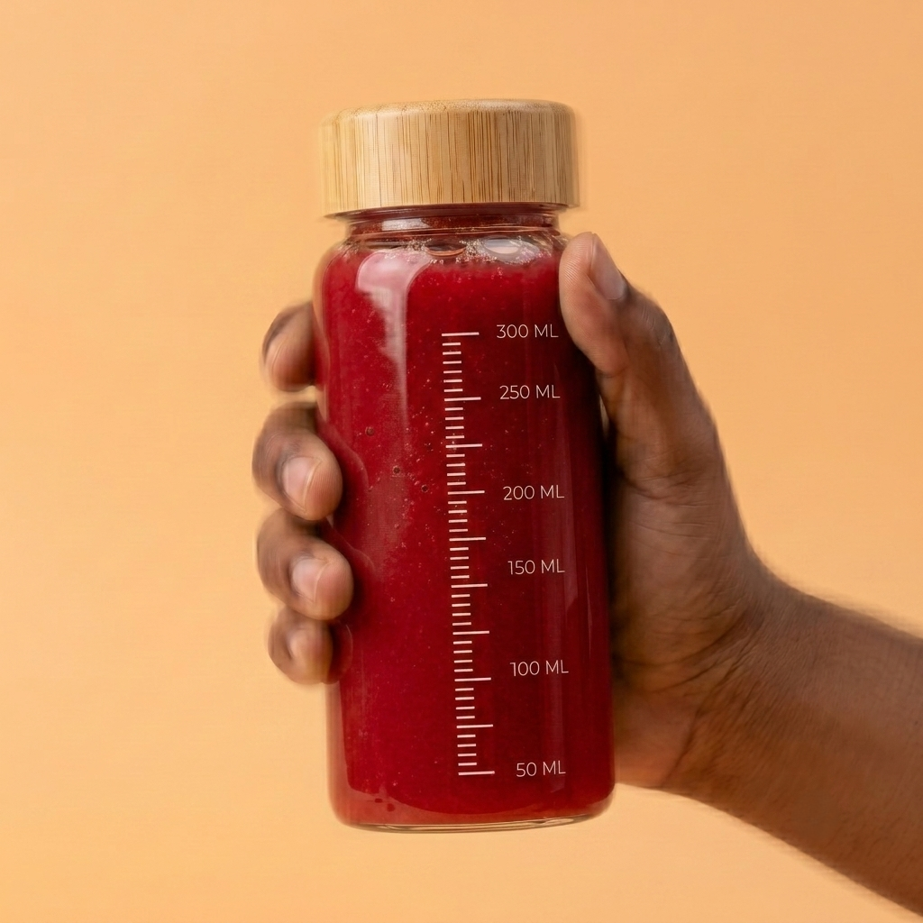 Bouteille Shaker Mini Hô — Verre & bambou