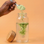 Bouteille Shaker Mini Hô — Verre & bambou