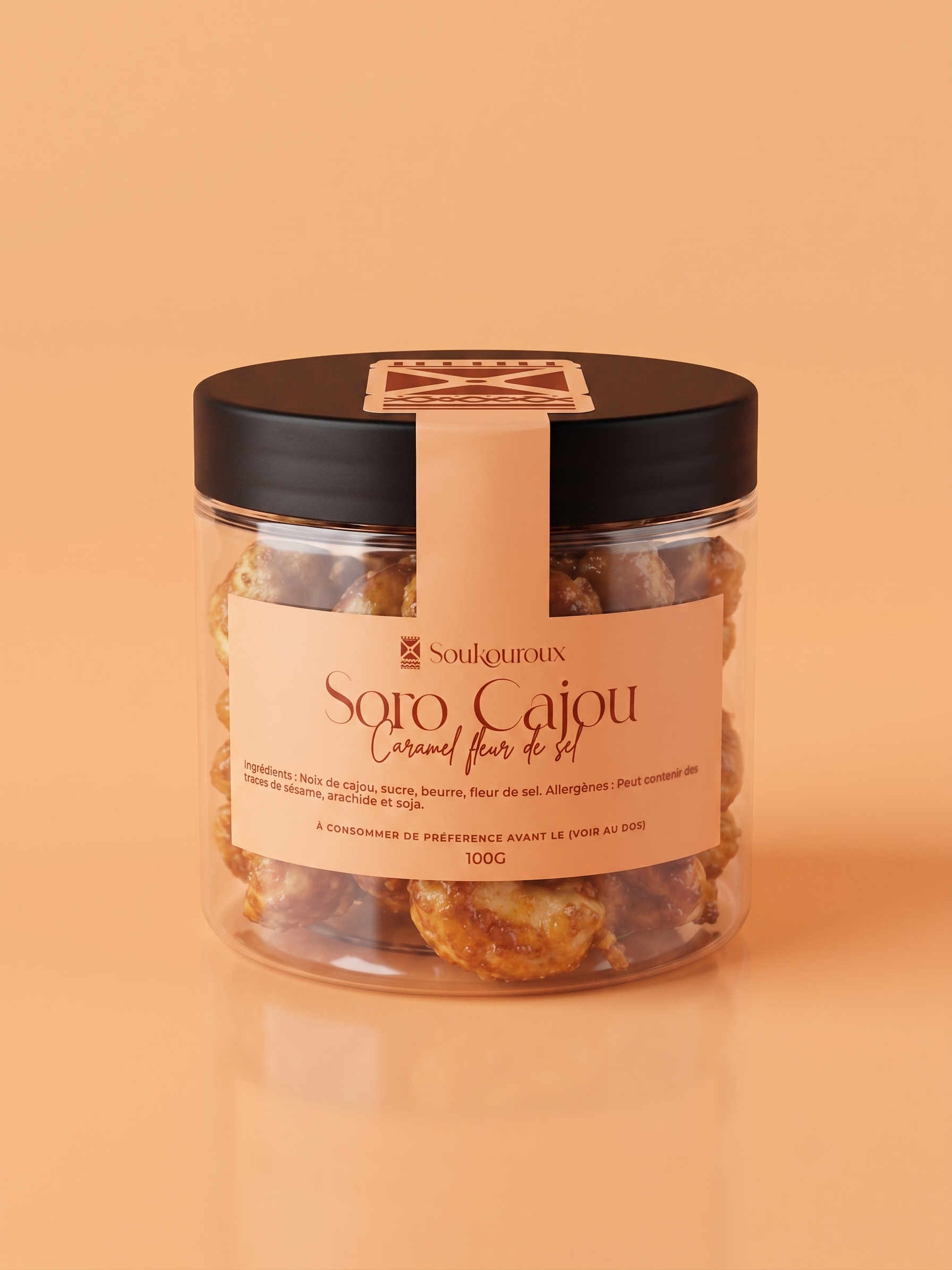 Soro Cajou — Noix de cajou, caramel, fleur de sel